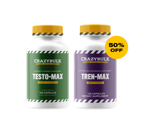 Testo-Max and Tren-Max Bottles