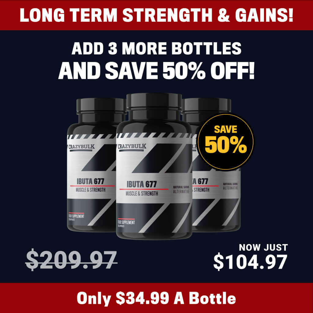 Add 3 More Bottles Of Ibuta 677 At 50% Off!