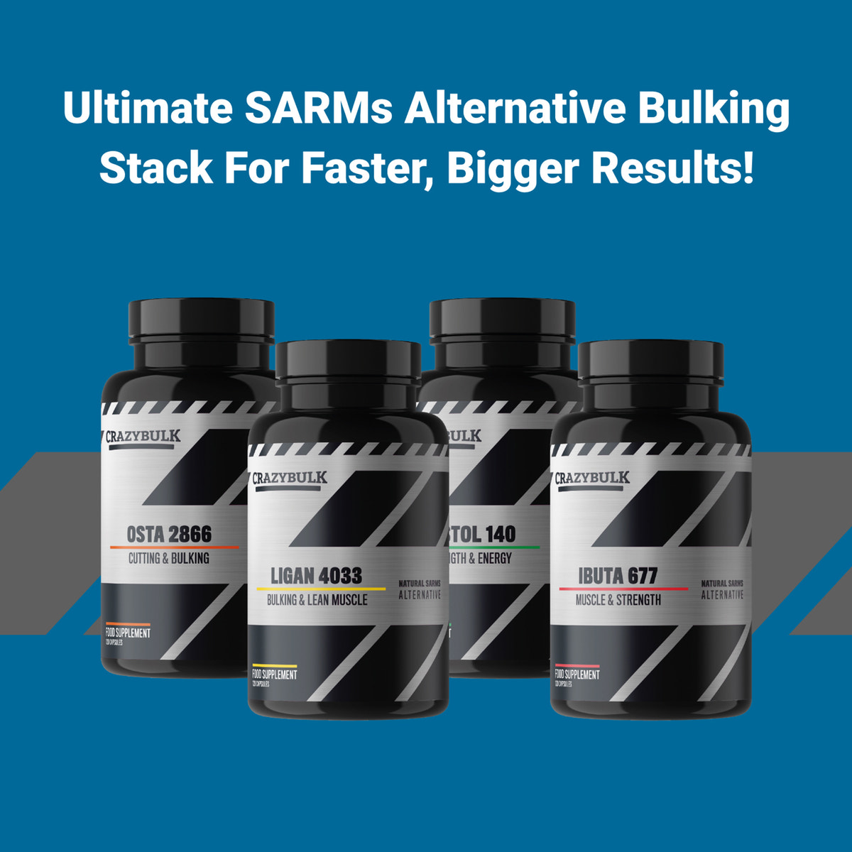 SARMs Bulking Stacks Gain Muscle Mass CrazyBulk USA