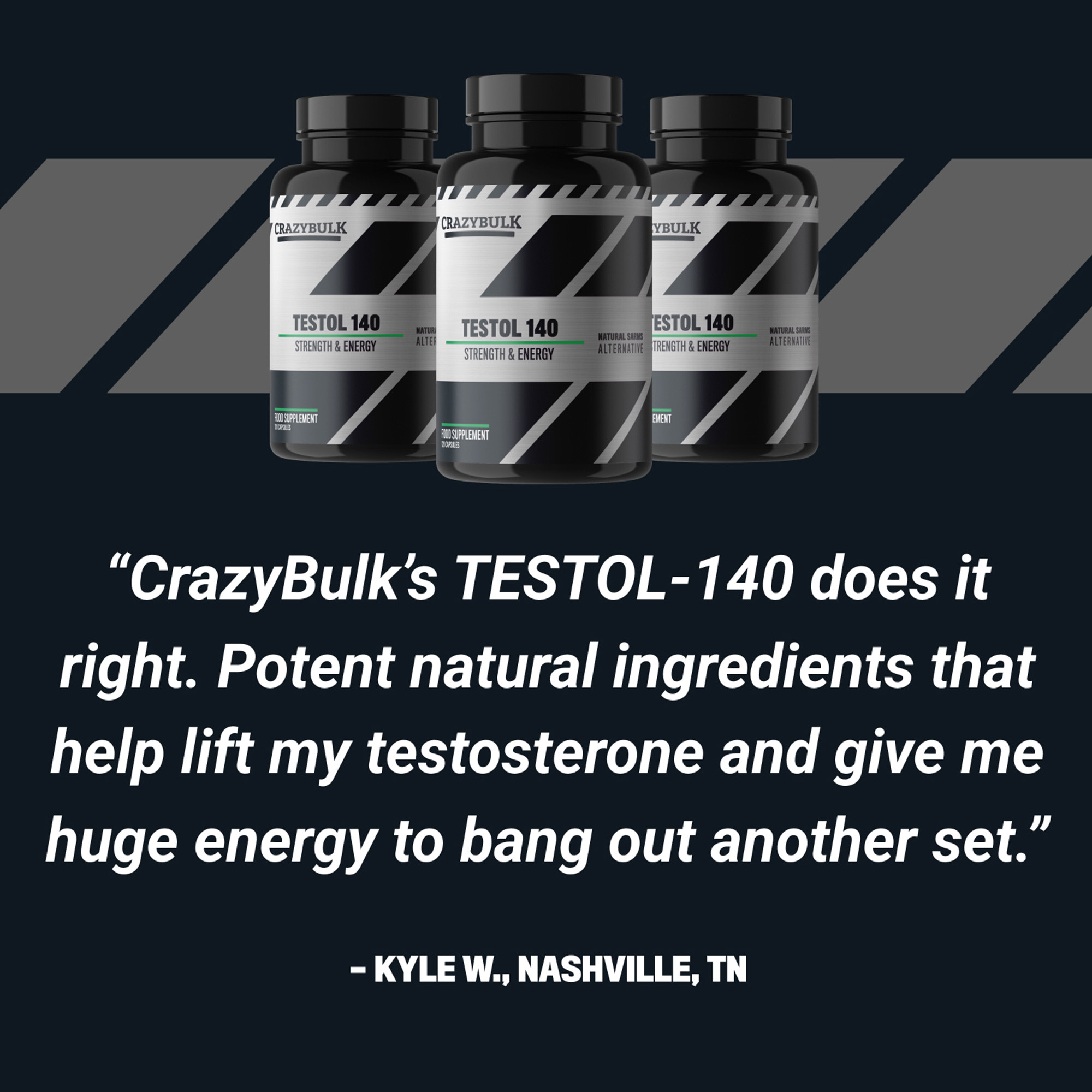 CrazyBulks Testol 140